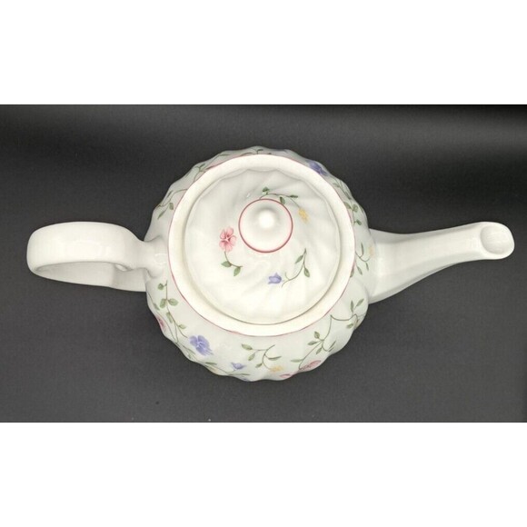 Johnson Brothers 'Summer Chintz' Vintage 1980s Floral Tea Coffee Pot with Lid - Picture 5 of 16